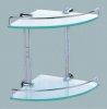 Federation Frosted Double Corner Glass Shelf