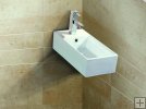 Irregular Rectangular Wall Hung Basin