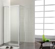 Square Semi-framelss Shower Screen 900 x 900 x 1950