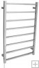 Square 8 Bar Heated Towel Rail